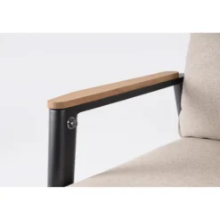 Fauteuil inclinable en aluminium anthracide Miguel Pélican