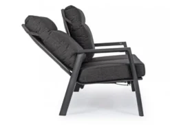 Fauteuil inclinable KLEDI - Anthracite - BIZZOTTO