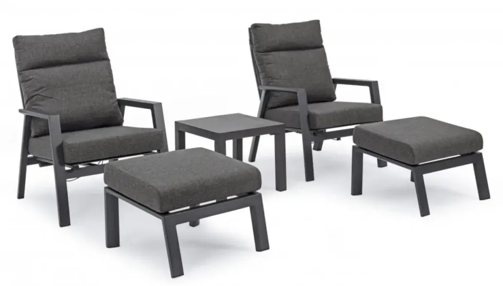 Fauteuil inclinable KLEDI - Anthracite - BIZZOTTO