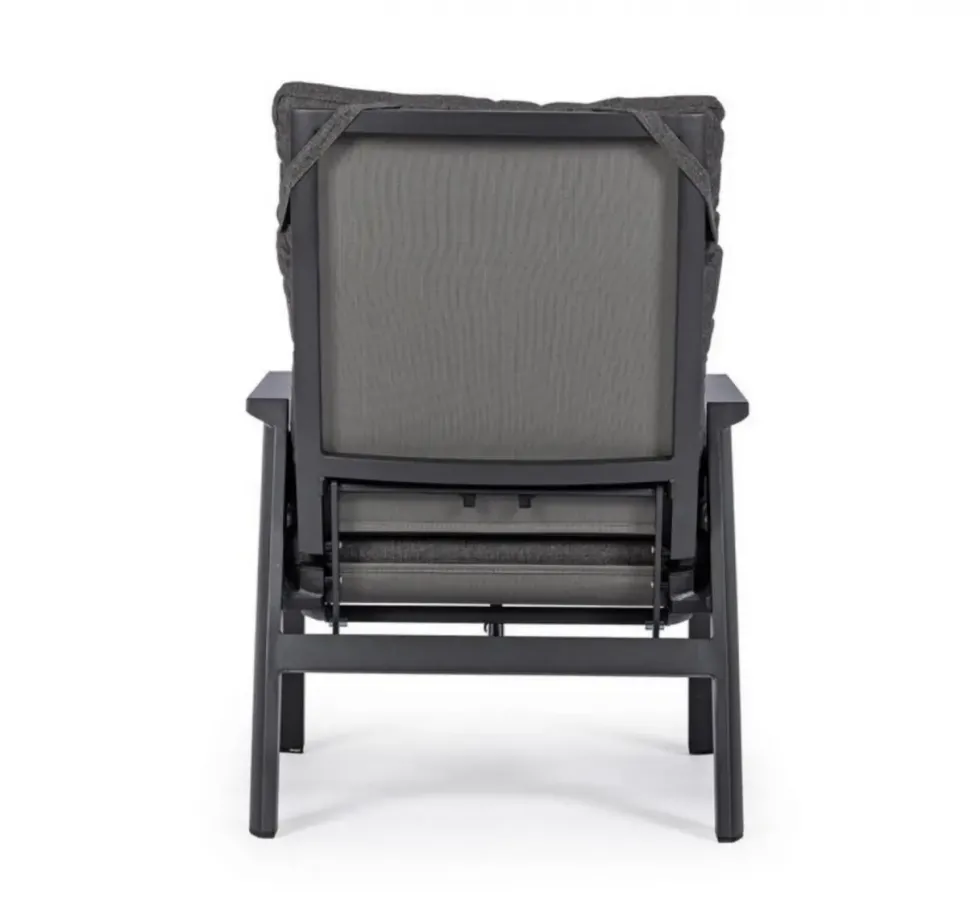 Fauteuil inclinable KLEDI - Anthracite - BIZZOTTO