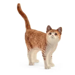 Figurine Chat Série Animaux de la ferme 6,6x1,7x5,6 cm