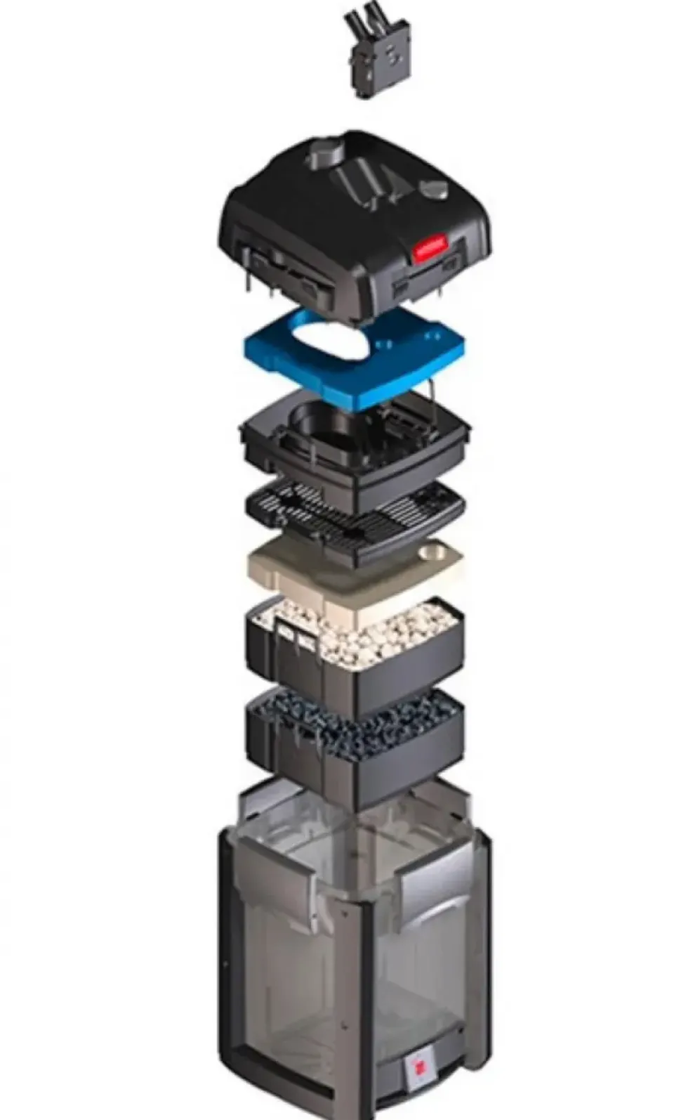 Filtre d'aquarium thermique, capacité jusqu'à 250L, EHEIM professionel 4+