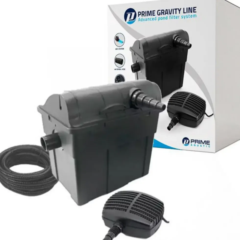 Filtre à gravité avec UV et pompe pour bassin PRIME AQUATIC Gravity Line 6000 - 6000L