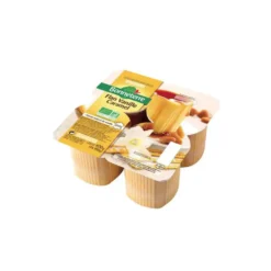 Flan vanille caramel Bonneterre en pot 4 x 100 g