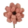 Fleur de luffa nature rose - Ø 15 x H 75 cm