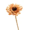 Fleur en bois de Sola et coco forme Œillet - Ø 8 x H 53 cm