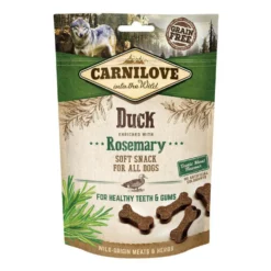 Friandise snack demi-sec enrichi en canard Carnilove - 200 g