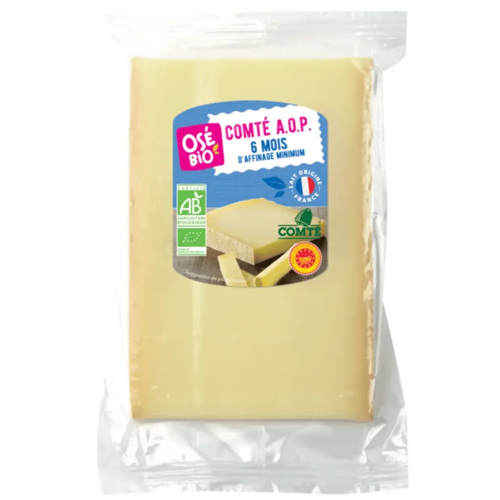 Fromage Comté AOP 6 mois Osé Bio - 200 g