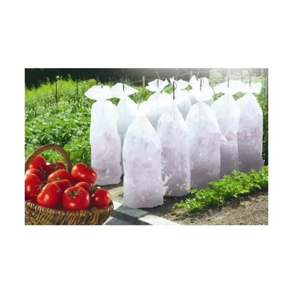 Gaine de croissance pour tomates coloris blanc 0,60x10 m