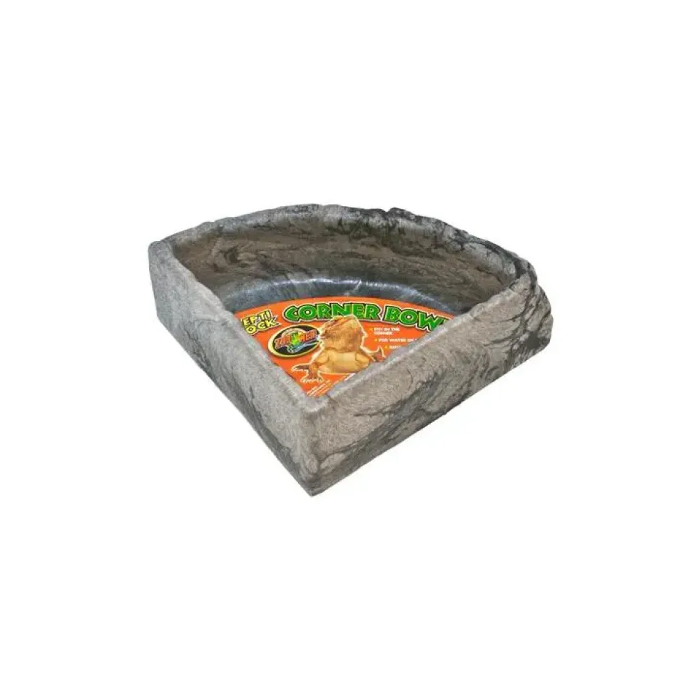 Gamelle d'angle pour reptile moyen modèle