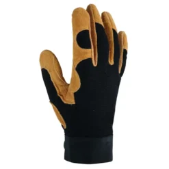 Gant de jardinage Control coloris Marron en polyester et cuir