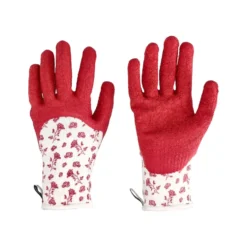Gant rosier coloris rouge en maille polyester certifié GRS Blackfox - taille 7