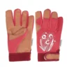 Gant Spring coloris rouge en maille polyester et cuir Blackfox - taille 7