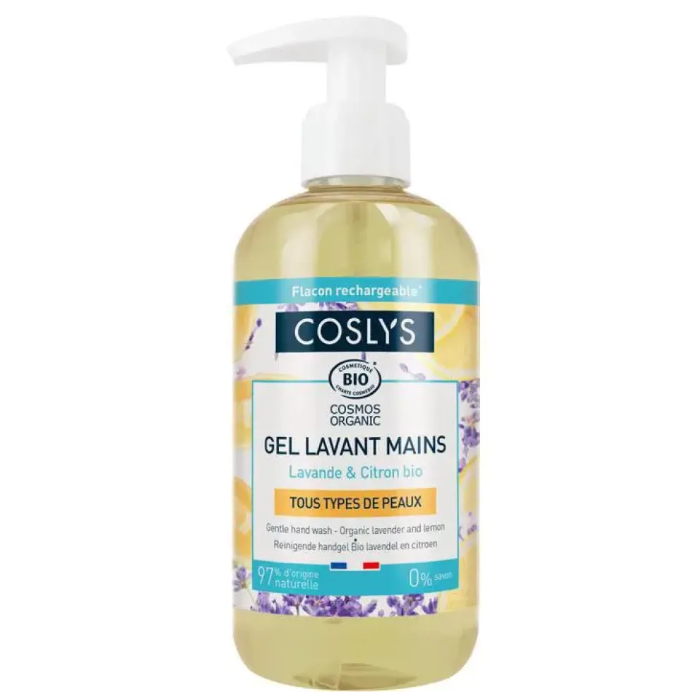 Gel lavant mains lavande citron bio Coslys - 300 ml
