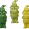 Gnome décoratif en céramique - 10 x 9,5 x 25 cm