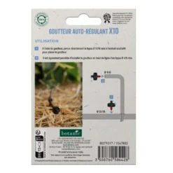 10 goutteurs auto-régulants 2L/h botanic® - Arrosage goutte à goutte
