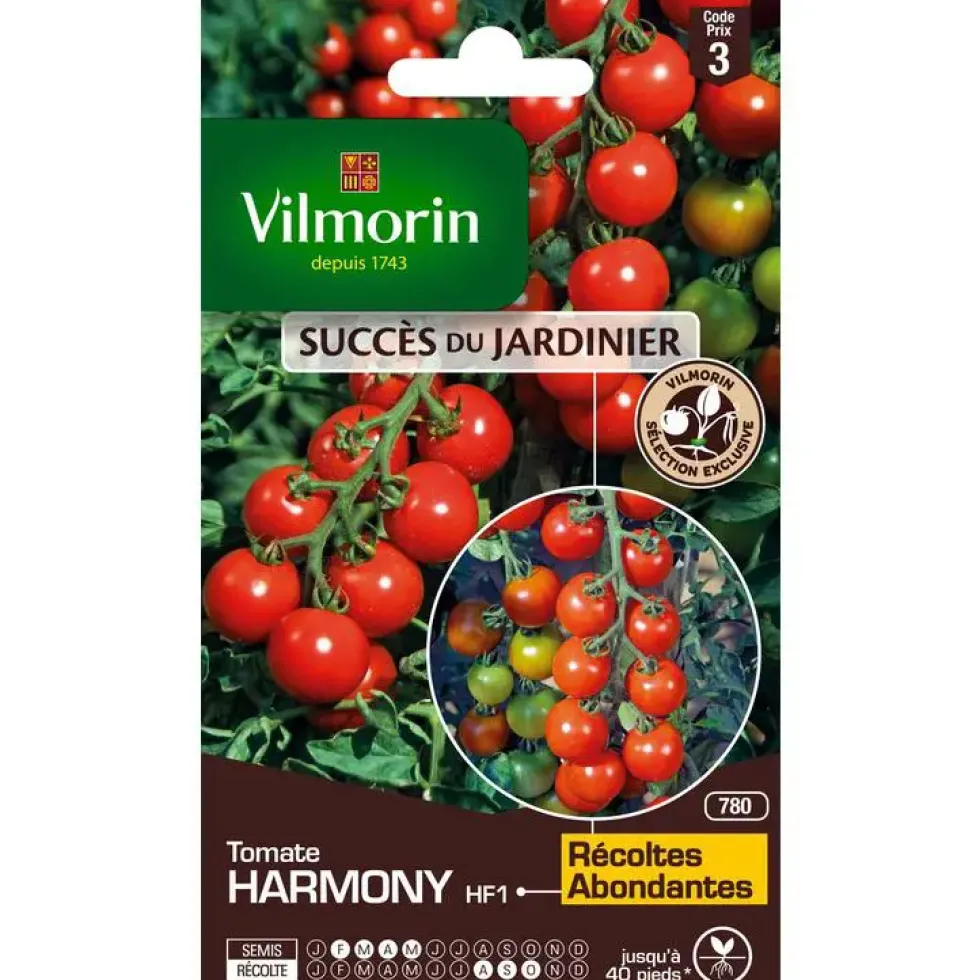 Graine de tomate harmony HF1 Vilmorin - graines à semer