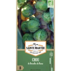Graines de Chou de Bruxelles de Rosny bio Ferme de Sainte Marthe - graines à semer