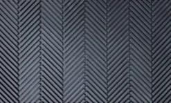 Grattoir en caoutchouc à chevrons anthracite Sweetsol - 75 x 45 cm