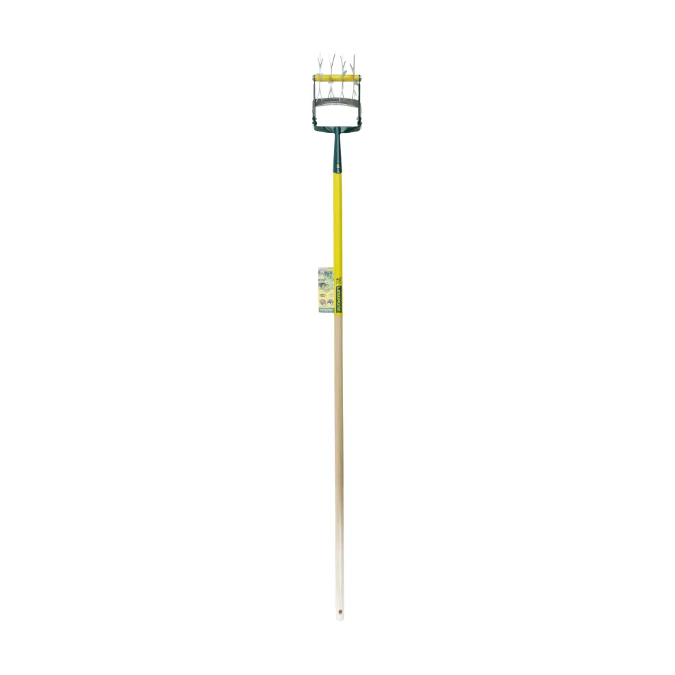 Grattoir oscillant à manche en bois avec émietteur Leborgne NaturOvert - 150 cm
