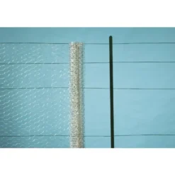 Grillage Galvanex maille hexagonale 1,3 cm Acier galvanisé Gris L2,50 m x H100 cm