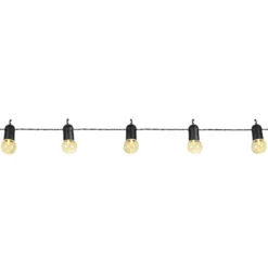 Guirlande guinguette solaire Blachère blanc chaud 25 LED - 7,20 m