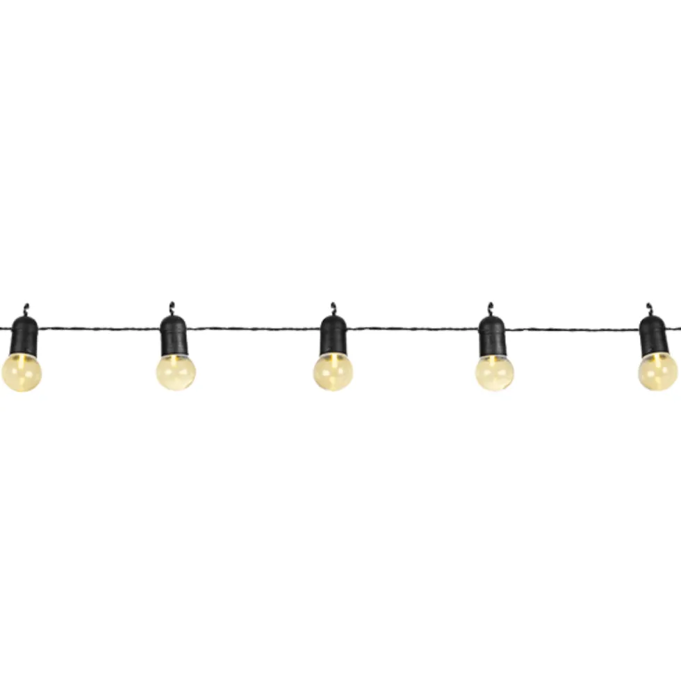 Guirlande guinguette solaire Blachère blanc chaud 25 LED - 7,20 m