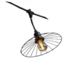 Guirlande micro LED sur secteur raccordable haute tension avec ampoules - 6 m