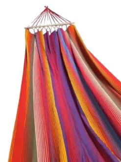 Hamac GraphiK Chromalys coloris multicolore en coton - 30 x 140 cm