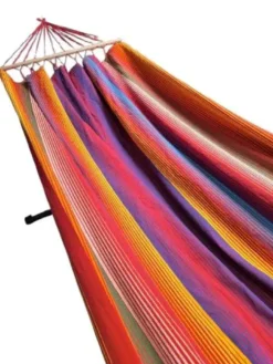 Hamac GraphiK Chromalys coloris multicolore en coton - 30 x 140 cm