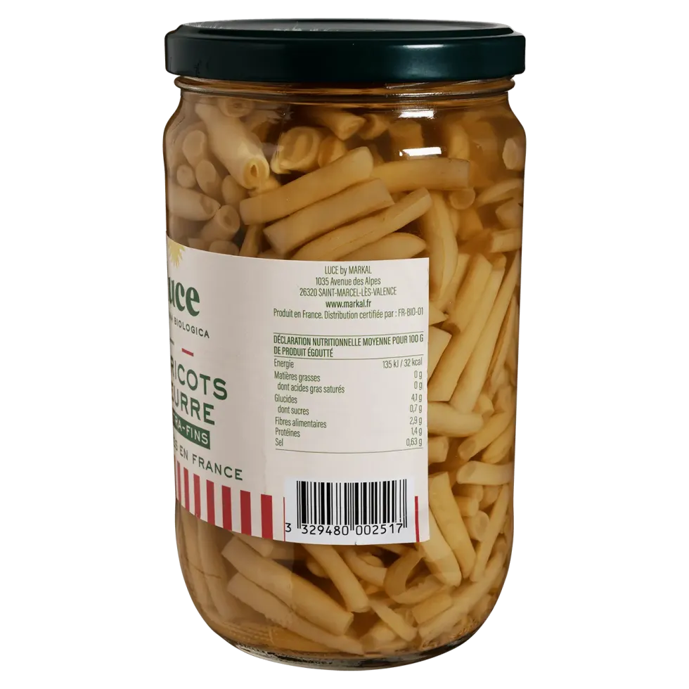 Haricots beurre extra fins Luce - 660 g