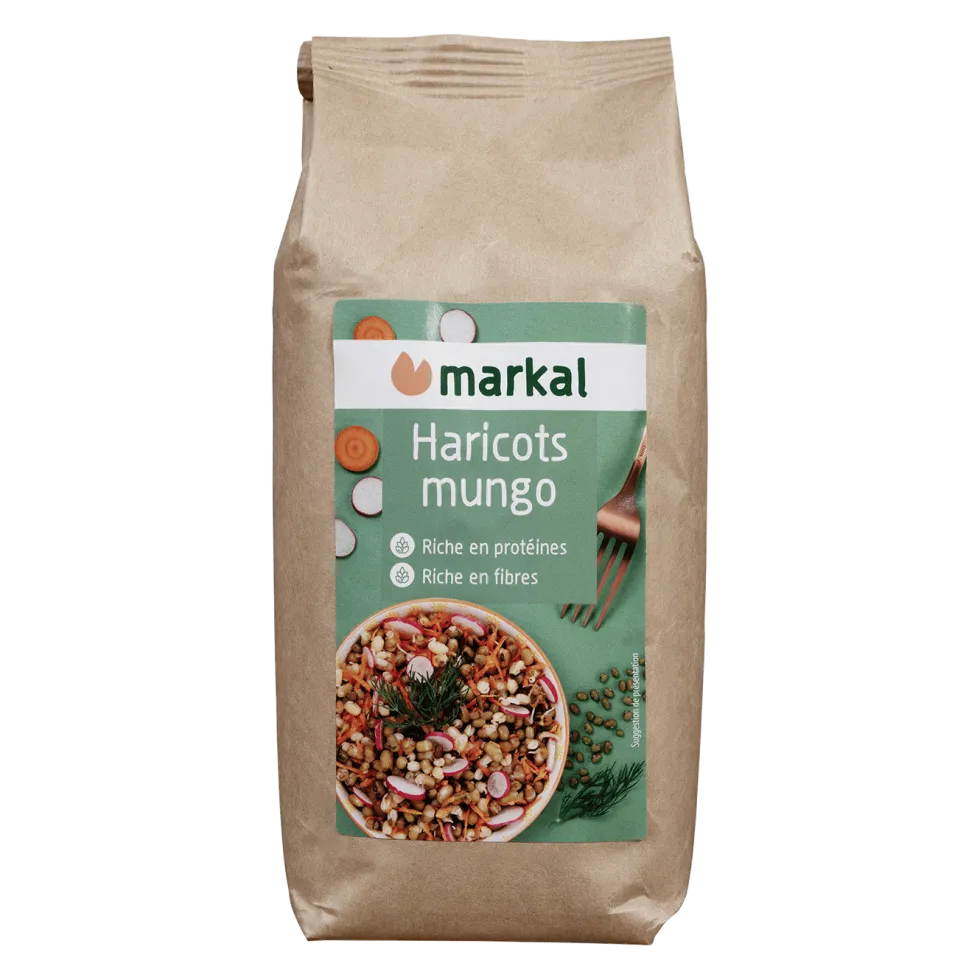 Haricots Mungo soja vert bio – 500 gr