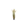 Herbe de la pampa séchée beige et verte artificielle en PVC - 19 x 17,5 x 178 cm