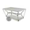 Housse table rectangulaire 4-6 pers. de coloris anthracite en polyester