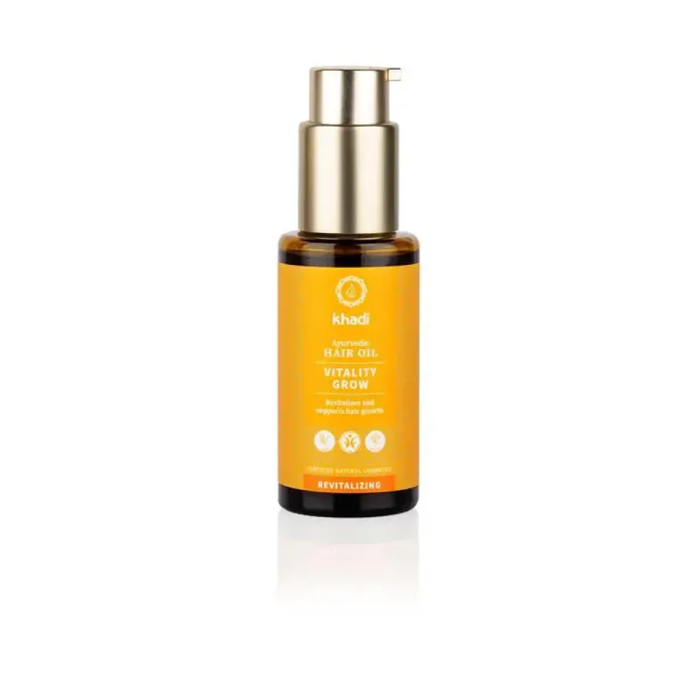 Huile capillaire ayurvédique Vitality Grow Khadi - 50 ml