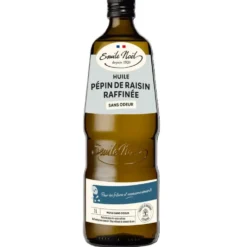 Huile de pépin de raisin raffinée sans odeur Emile Noël - 1 L