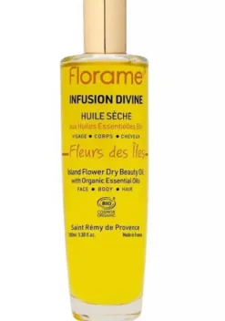 Huile sèche Infusion divine pour le corps Florame Fleurs des îles - 100 ml
