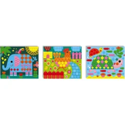 Jeu créatif Mosaïque animaux – Dès 3 ans