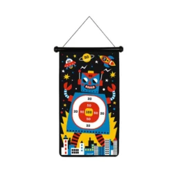 Jeu de fléchettes magnétiques Robots 44x4x65 cm 4-8 ans