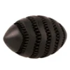 Jouet pour chien en caoutchouc coloris noir distributeur de friandises rugby Bite Me Nibble - Taille S 11 x 6 x 6 cm