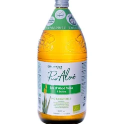 Jus à boire bio à l’aloe vera en bouteille de 1 L
