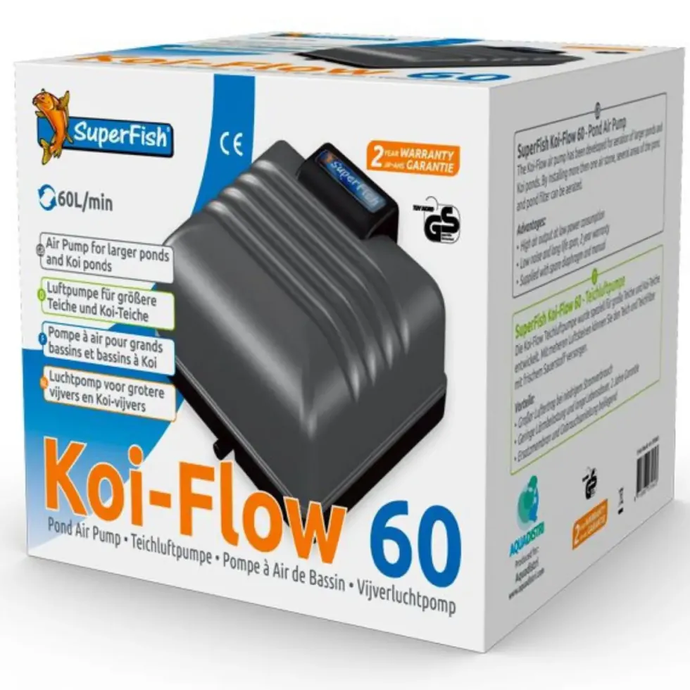 Kit aération bassin koi-flow 60, débit 3600L/h - SUPERFISH BASSIN
