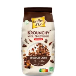 Krounchy chocolat cacao sans gluten Grillon d’or - 500 g
