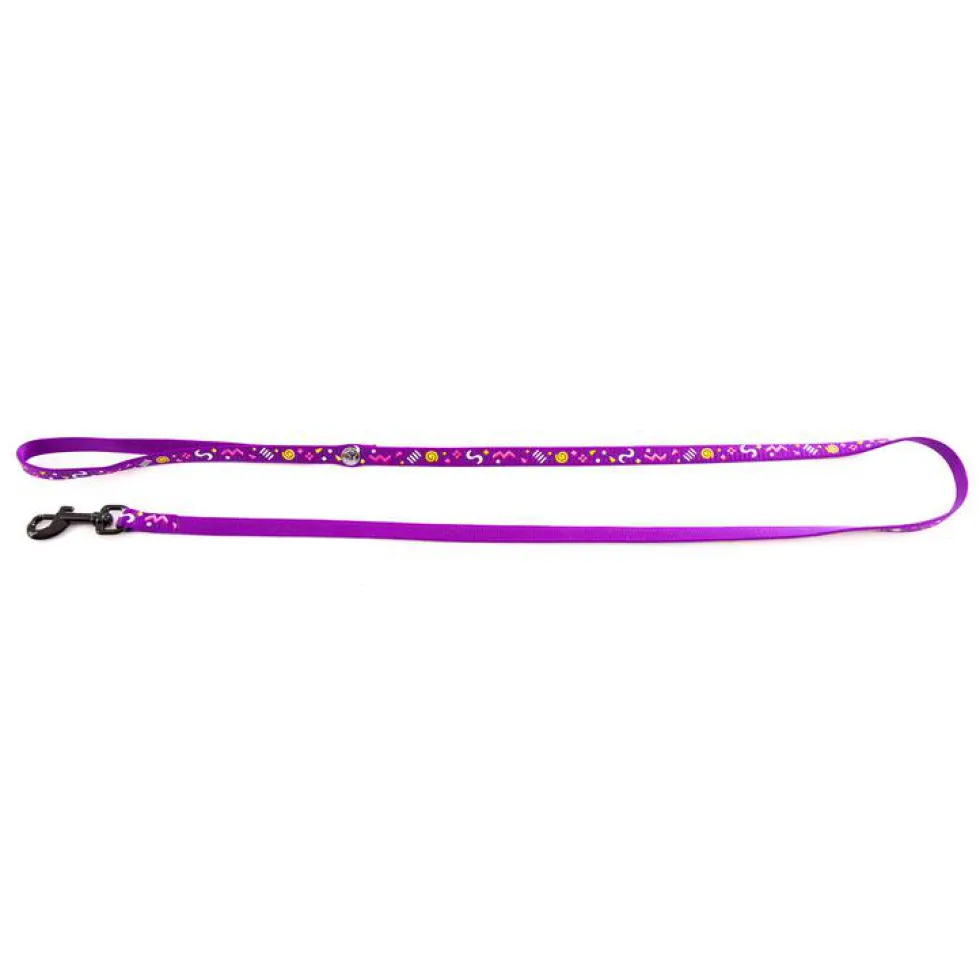 Laisse Cat Carnaval pour chat coloris violet - 1 mètre
