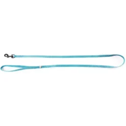 Laisse réfléchissante pour chat Flash bleu turquoise - 100 cm
