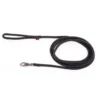 Laisse ronde pour chien coloris noir 1,3 cm x 2 m