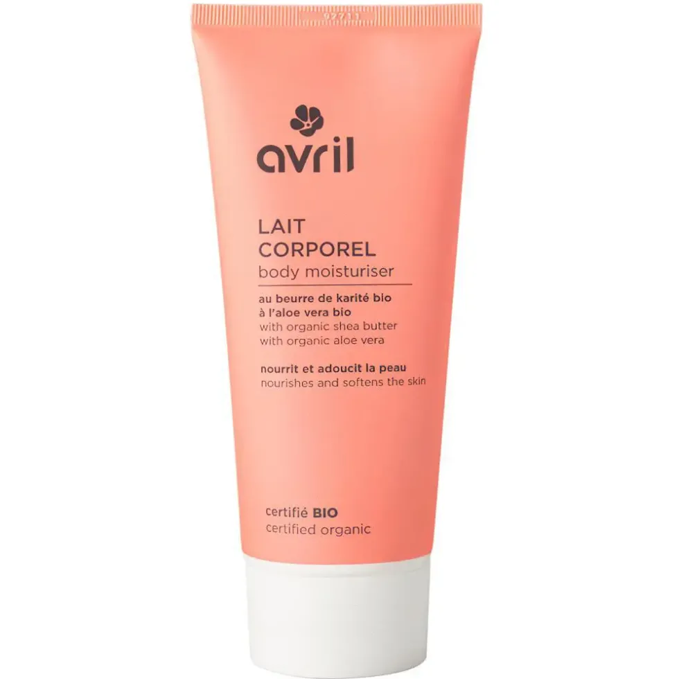 Lait coporel au beurre de karité et à l'aloe vera Bio Avril - 200 ml