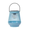 Lanterne solaire Viva! coloris multicolore en plastique effet blanc chaud - 15 x 13 x 13 cm