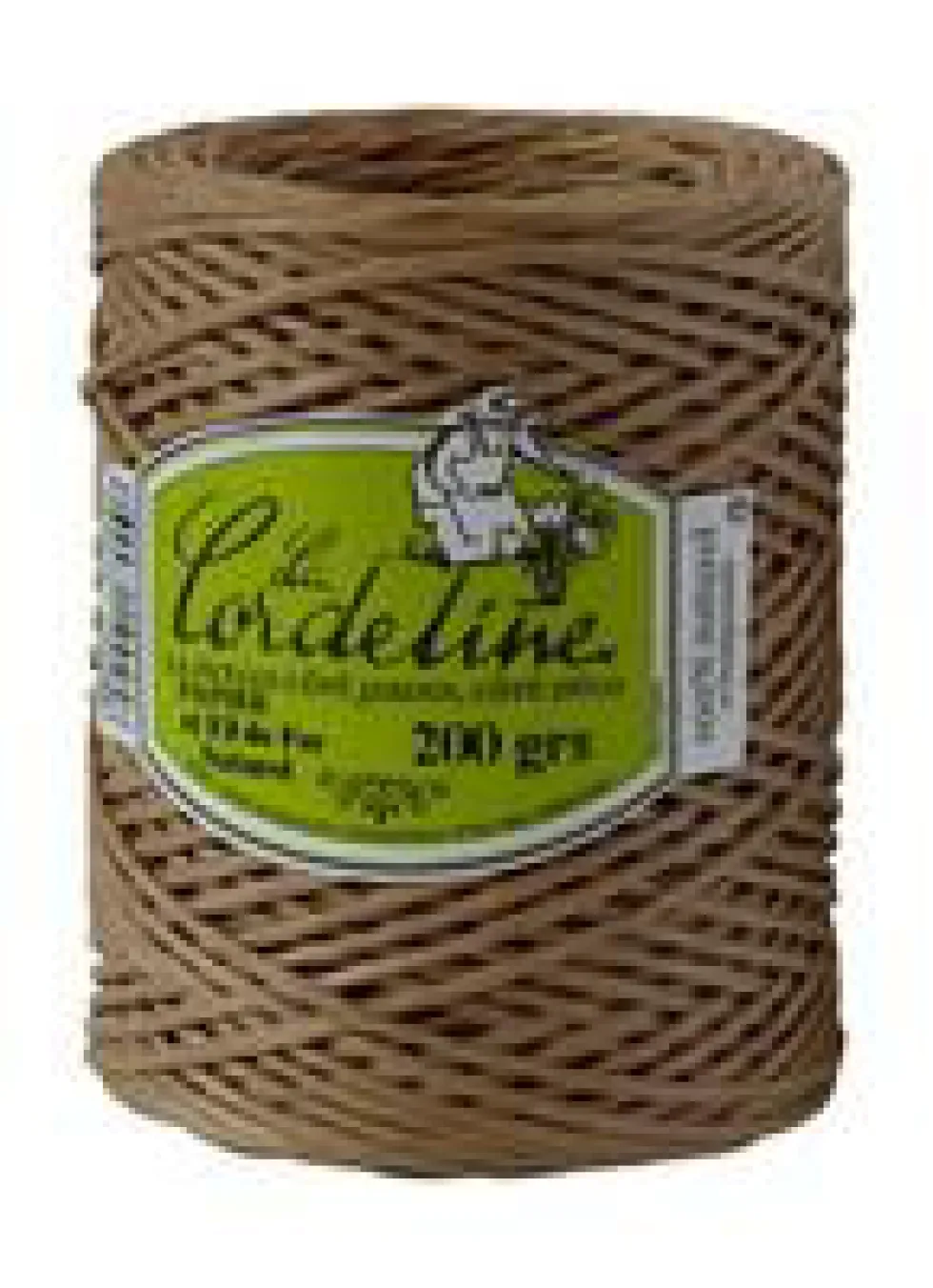 Lien d’attache papier + fil de fer couleur Châtaigne - 200 gr / 100 m