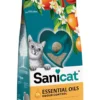 Litière agglomérante aux huiles essentielles Sanicat - 10 kg